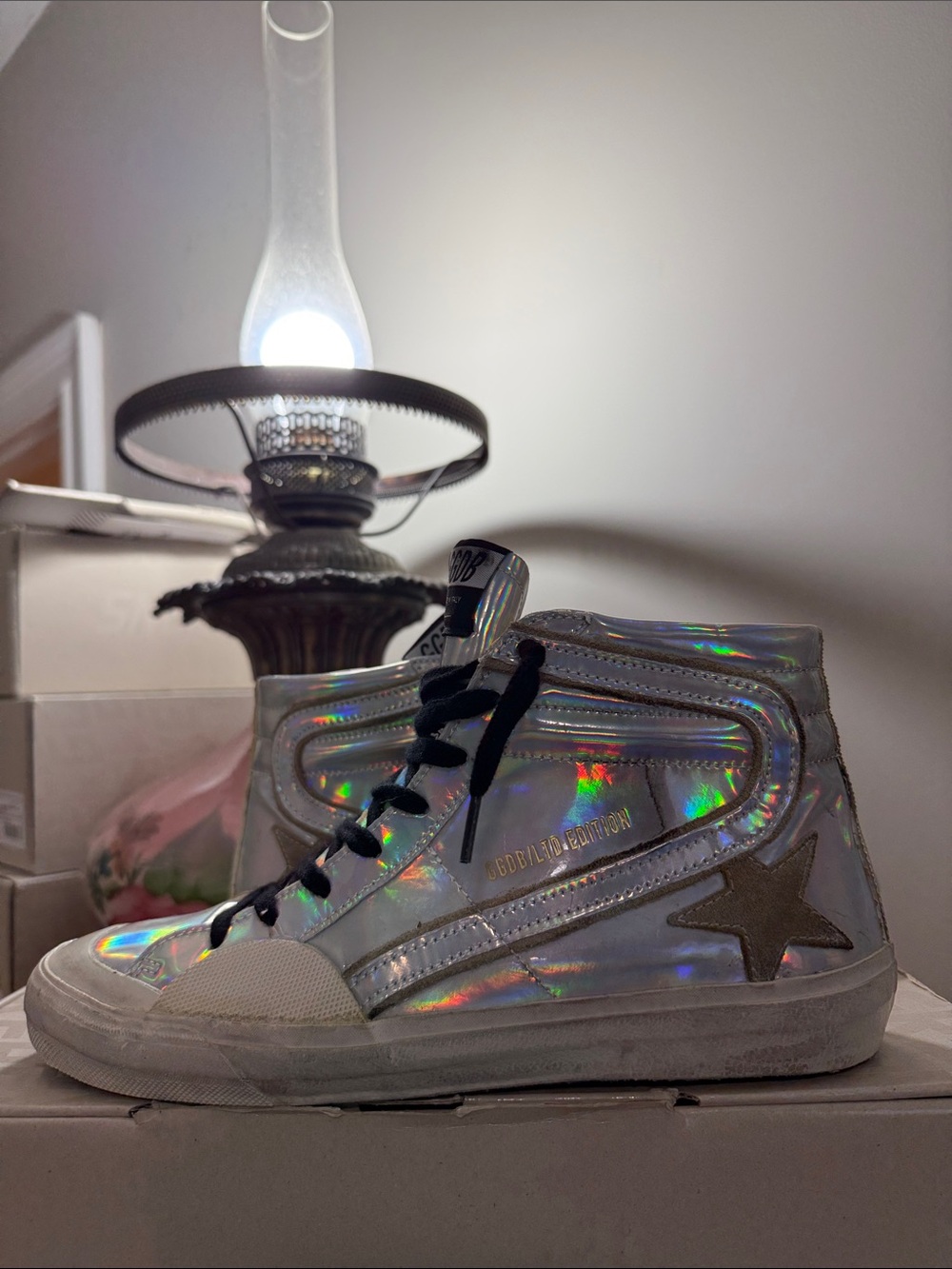 Golden Goose Holographic Slides